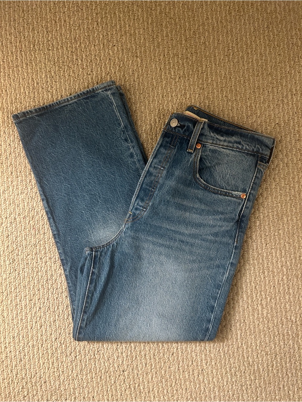 Levi's Jeans - Blue Ribcage straight - Picture 13 of 15